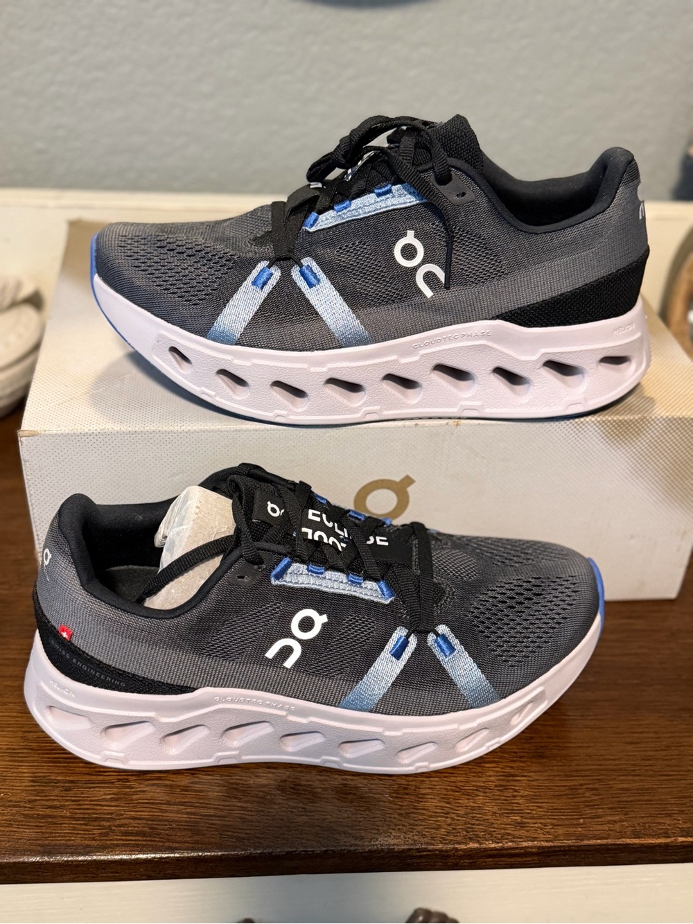 On Cloudeclipse Black/frost Women’s Size 9 Tennis Shoes - Picture 4 of 11